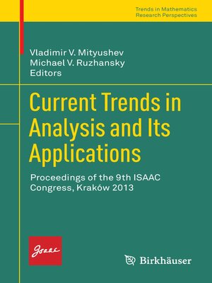 cover image of Current Trends in Analysis and Its Applications